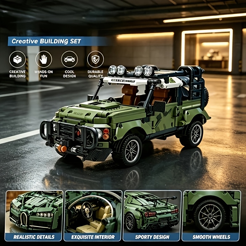 2026 Domineering Green Off-Road Vehicle Model Toy